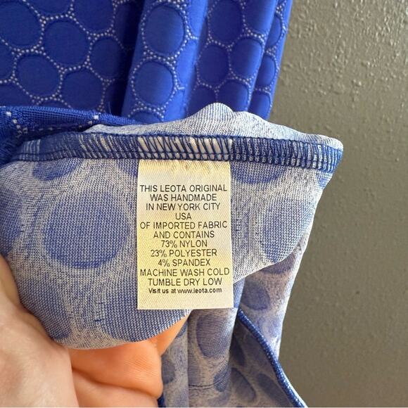 Leota NWT Blue Sleeveless Dress Size XL - Picture 3 of 5